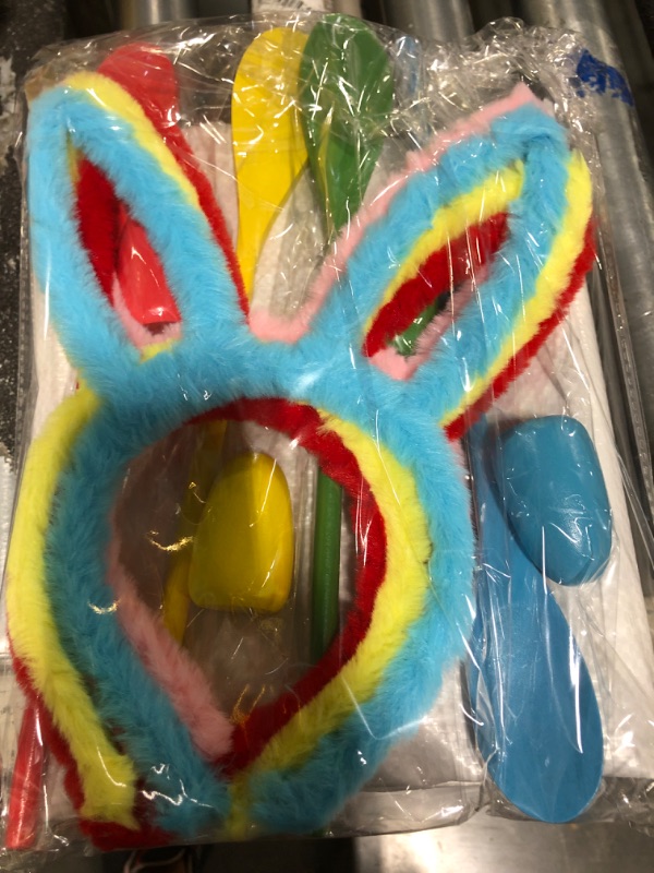 Photo 1 of ****USED** Easter Outdoor Games, 4 Easter Potato Sack Race Bags for Kids, 4 Set Easter Egg and Spoon, 4 Bunny Ears Headbands, Easter Outdoor Games for Easter Eggs Hunt, Easter Party Supplies Easter Sack Race Bags