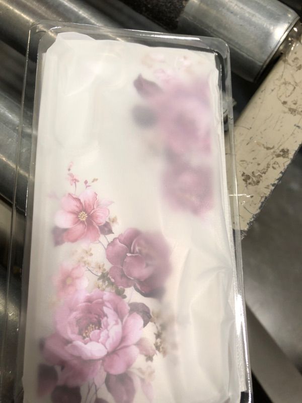 Photo 1 of ****2pcs****for Samsung Galaxy S23 Plus Case, [Screen Protector+Camera Lens Protector] Flower Shockproof Hard Back & Soft Edge Clear Floral Women Protective Phone Cover, 6.6-Inch 2023 (Alluring Purple) Alluring Purple Galaxy S23 Plus (6.6", 2023)