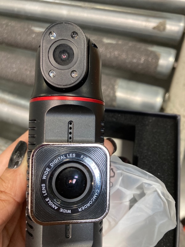 Photo 1 of ***USED***3 Channel Dash Cam Front and Rear FHD 1080P Dash Camera for Cars with 64GB Card, Super Night Vision Dashcam, Car Camera with Loop Recording, G-Sensor, WDR Motion Detection Dash cam front and rear inside