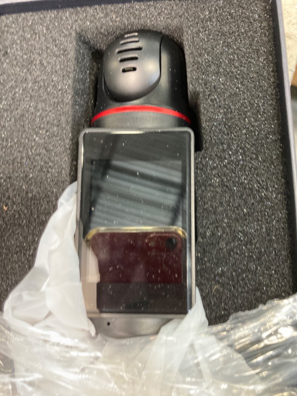 Photo 1 of ***USED***3 Channel Dash Cam Front and Rear FHD 1080P Dash Camera for Cars with 64GB Card, Super Night Vision Dashcam, Car Camera with Loop Recording, G-Sensor, WDR Motion Detection Dash cam front and rear inside