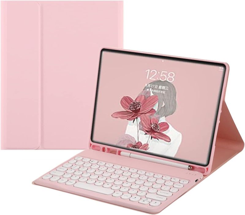 Photo 1 of ****USED*** Bluetooth Keyboard Case for Ipad Air/air 2 - pink