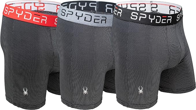 Photo 1 of Spyder Performance Mesh Mens Boxer Briefs Sports Underwear For Men
***only one pair in box****