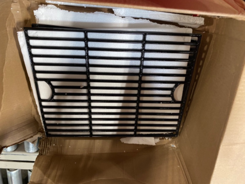 Photo 3 of 17 Inch Grill Grate for Nexgrill 4 Burner 720-0830H 720-0670A 720-0783E 720-0958A 5 Burner 720-0888N, Cast Iron Cooking Grids for Kenmore 415.16106210 Expert Grill 720-0789H 720-0789C Replacement Part 17" Cast Iron