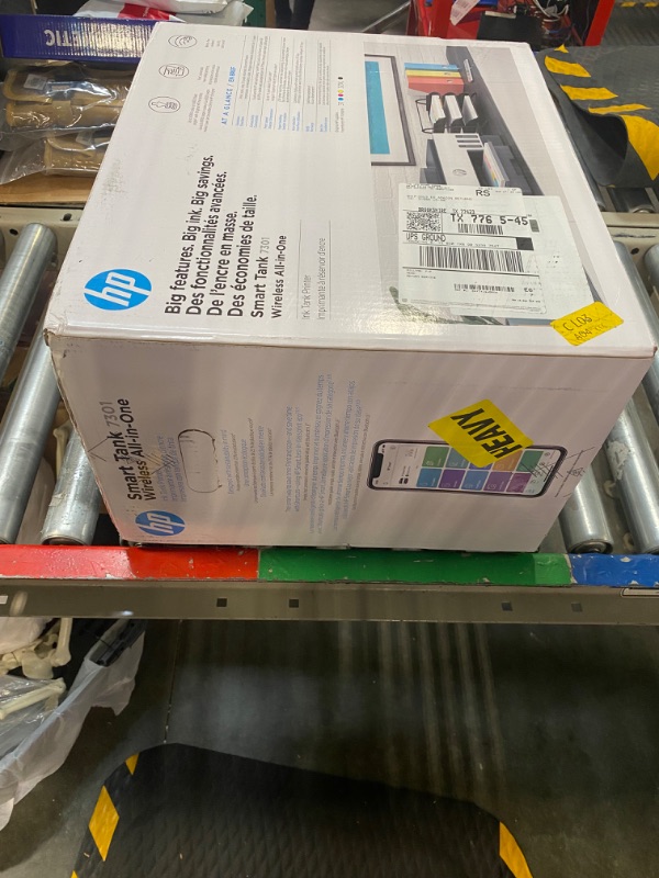Photo 1 of HP Smart -Tank 7301 Wireless All-in-One Cartridge-free Ink Printer, up to 2 years of ink included, mobile print, scan, copy, automatic document feeder (28B70A), Gray