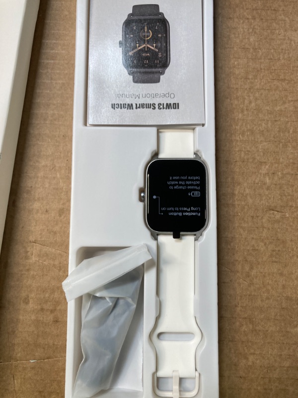 Photo 1 of Gydom Smart Watches for Men Women, Alexa Built-in, Answer/Make Calls, 1.8" Touch Screen Fitness Activity Tracker, IP68 Waterproof Heart Rate Sleep Monitor for iPhone Android Anniversary Birthday Gifts White