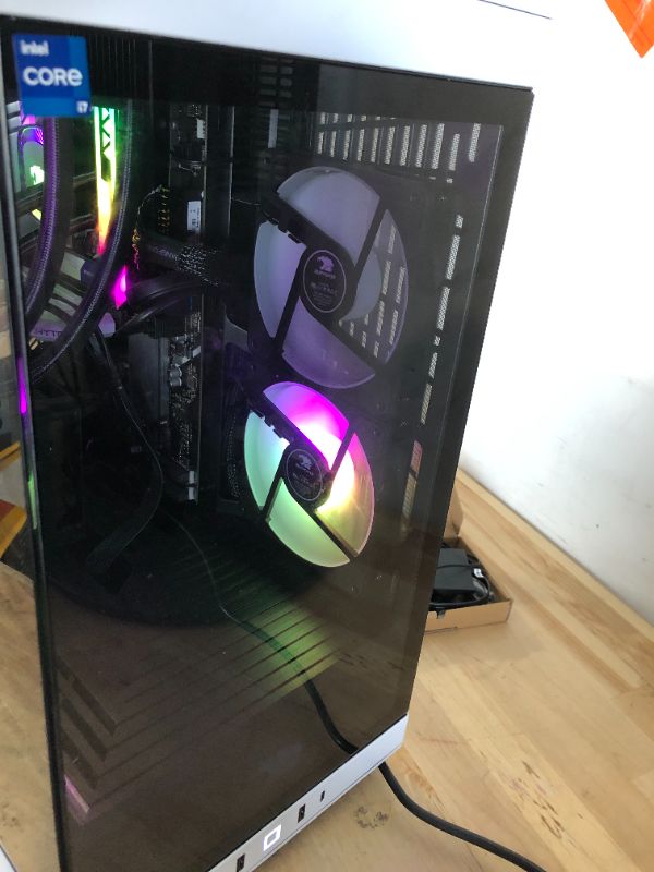 Photo 11 of *** ** ***ALL SALES FINAL NON REFUNDABLE*** ** *** **CASE HAS EXTERIOR DAMAGE//FANS PARTIALLY FUNCTIONING//INTEL I7/ 4060TI** 


iBuyPower Y40 Gaming PC Computer Desktop Y40WI7N46T01 (Intel Core i7 13700KF, RTX 4060Ti 8GB, 32GB DDR5 5200 RGB (16x2), 2TB N