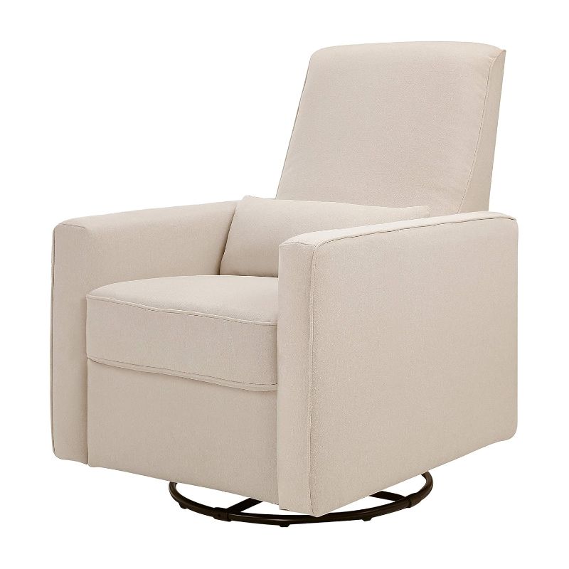 Photo 1 of ***USED** DaVinci Suzy Swivel Recliner in Frost Grey, GREENGUARD Gold & CertiPUR-US® Certified