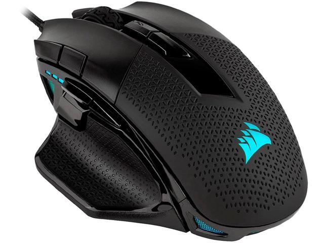 Photo 1 of CORSAIR - Nightsword RGB Tunable FPS/MOBA Wired Optical Gaming Mouse with Adjustable Weights - Black