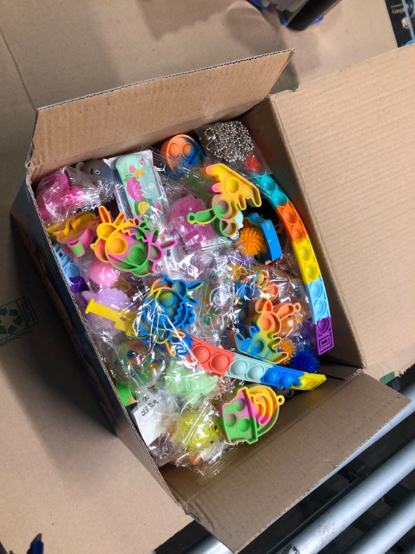 Photo 1 of 90 PCS Easter Egg Prefilled for Kids, Easter Eggs Fillers with Toys Inside, Easter Hunting Basket Goodie Bag Stuffers, Fidget Toys Assortment Box Birthday Party Supplies Classroom Prizes Gifts