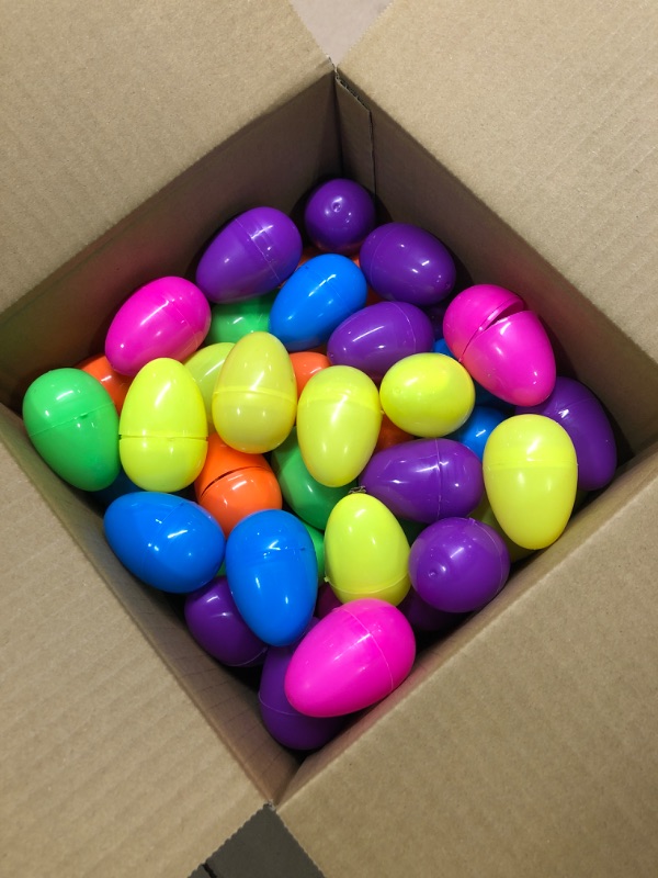 Photo 2 of 100 PCS Prefilled Easter Eggs withToys Plastic Easter Eggs Filled, Easter Eggs Hunt, Easter Basket Stuffers/Fillers