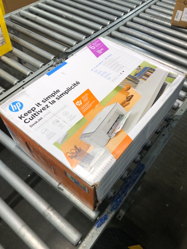 Photo 8 of HP DeskJet 2755e Wireless Color All-in-One Printer with bonus 6 months Instant Ink (26K67A)