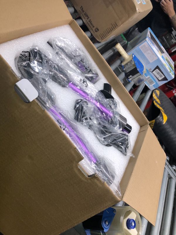 Photo 1 of ***SELLING AS PARTS NO RETURNS****
POWEART N700 Cordless Vacuum Cleaner, 30Kpa Powerful Cordless Stick Vacuum, 180° Foldable Wand, Extended Runtime, 8-in-1 Vacuum Cleaner for Home Purple