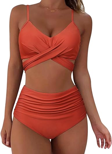 Photo 1 of SUUKSESS Women Wrap Bikini Set Push Up High Waisted 2 Piece Swimsuits unknown size