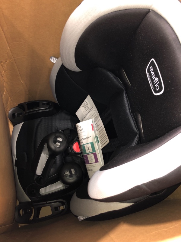 Photo 1 of Evenflo Maestro Sport Harness Highback Booster Car Seat, 22 to 110 Lbs., Granite Gray, Polyester
