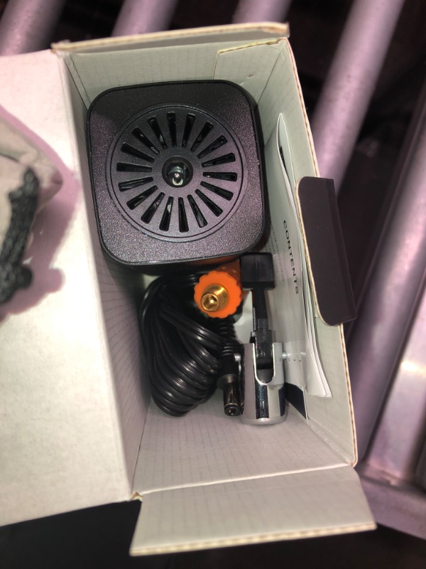 Photo 2 of *** NOT FUNCTIONAL SELLING AS PARTS***** AS IS NO RETURN****
ZGZUXO Tire Inflator Portable Air Compressor, DC 12V Small Pump for Car Tires,150PSI Electric with Digital Pressure Gauge,LED Light Motorcycle Bike Ball,Bike Pump Black-orange