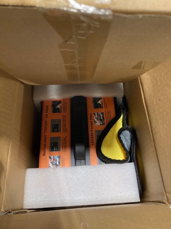 Photo 1 of Jump Starter 12V 2000A for Car/Boat/Lawnmower(8.0L Gas/6.5L Diesel Engine) Portable Booster Battery Pack with Jump Cables/Wall Charger/USB Cable ** not exact photo ** 