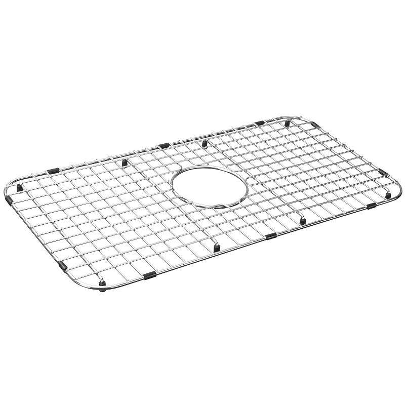 Photo 1 of ***DAMAGE BOX*** SERENE VALLEY SINK BOTTOM GRID 25-1/8" X 12-7/8", CENTERED DRAIN WITH CORNER RADIUS 1-1/2", SINK GRID STAINLESS STEEL NDG2513C
