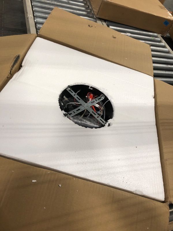 Photo 1 of 27" CEILING FANS WITH REMOTE CONTROL, LIGHTS DIMMABLE LED REVERSIBLE BLADES TIMING 3 LIGHTING COLOR 6 SPEED SMART PENDANT LIGHT FOR BEDROOM LIVING ROOM DECORATION BLACK**USED***REMOTE CONTROL IS MISSING***
