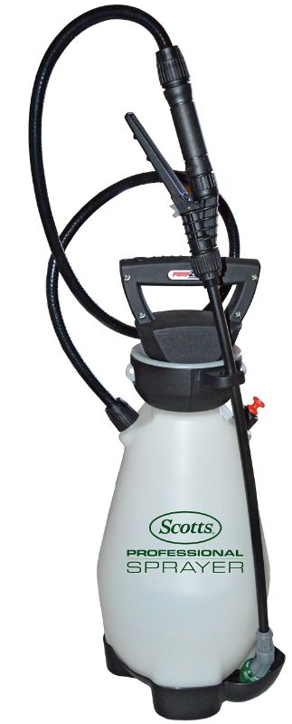 Photo 1 of ****MISSING BATTERY****SCOTTS 190567 LITHIUM-ION BATTERY POWERED PUMP ZERO TECHNOLOGY SPRAYER, 2-GALLON, WHITE/BLACK
