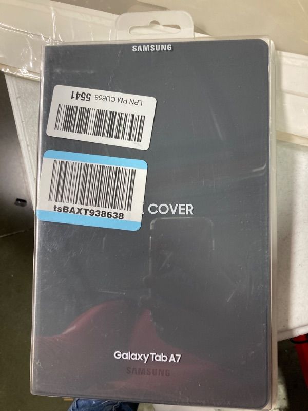 Photo 1 of SAMSUNG ELECTRONICS TAB A7 BOOKCOVER - GREY (EF-BT500PJEGUJ)***USED****
