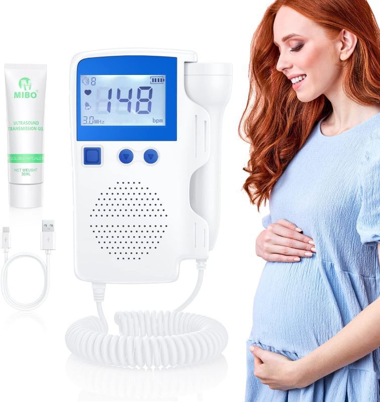 Photo 1 of *** NOT FUNCTIONAL**** SELLING AS PARTS***** HARD BAG FOR BABY HEARTBEAT MONITOR PREGNANCY BAG HOME PORTABLE DOPPLER FETAL MONITOR HEARTBEAT BAG EASY TO USE AT HOME FOR NEW MOMS FOR HOME USE CHUN-99
