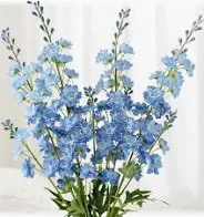 Photo 1 of  Blue Delphinium Artificial Flowers ** not exact photo ** 