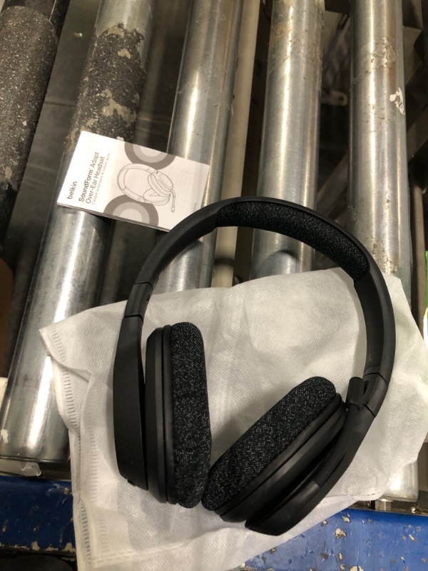 Photo 1 of Belkin SoundForm Adapt Wireless Over-Ear Headset,Headphones for Work, Play, Gaming, & Travel w/Built-in Boom Microphone, 45H Battery Life - Compatible with iPhone, iPad, Galaxy, and More - Black
