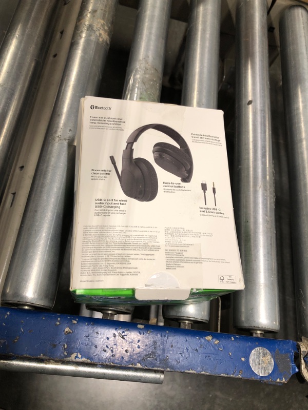 Photo 1 of Belkin SoundForm Adapt Wireless Over-Ear Headset,Headphones for Work, Play, Gaming, & Travel w/Built-in Boom Microphone, 45H Battery Life - Compatible with iPhone, iPad, Galaxy, and More - Black