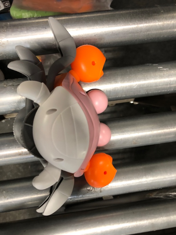 Photo 1 of Crawling Crab Toy, Infant Tummy Time Baby Toys, Fun Interactive Dancing Walking Moving Toy Babies Sensory Induction Crabs with Music, Baby Toys 0-6 to 12-18 Months Boys Girls Toddler Birthday Gift Pink1