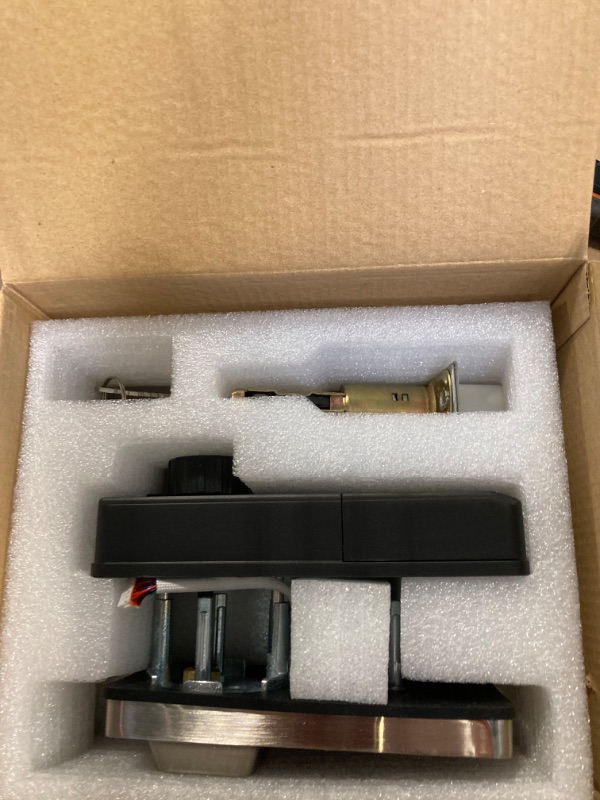 Photo 1 of Smart Locks for Front Door, Keyless Entry Door Lock with Keypad, Code Door Lock, Electronic Digital Keypad, Auto Lock, Easy Installation, Satin Nickel