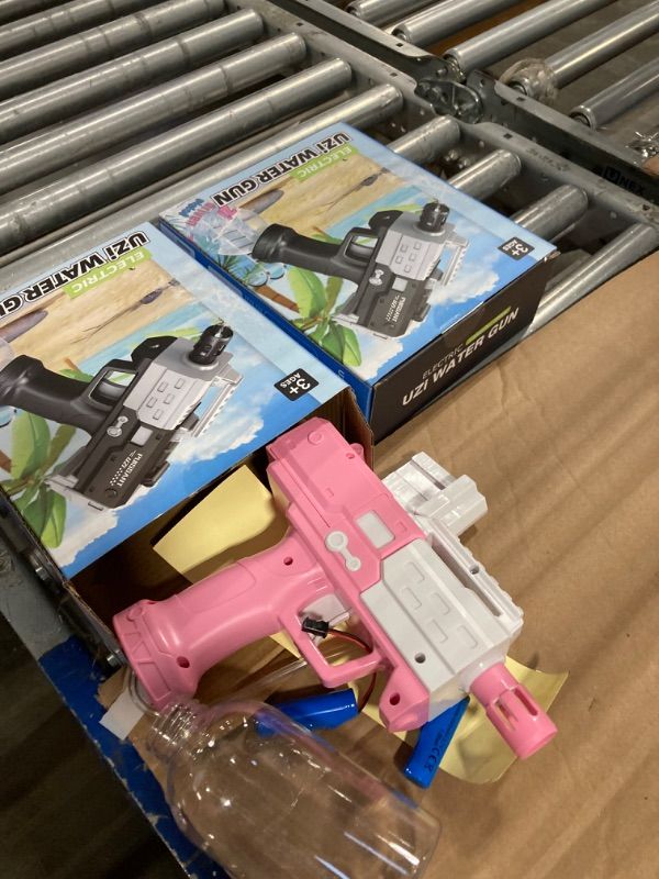 Photo 1 of 2 pack ***Electric Water Gun for Kids Adults Automatic Squirt Gun for Kids 4-8 Auto Super Water Soaker for Kids Age 8-12 Yard Games Backyard Water Play Pool Toys for Children electric water gun B