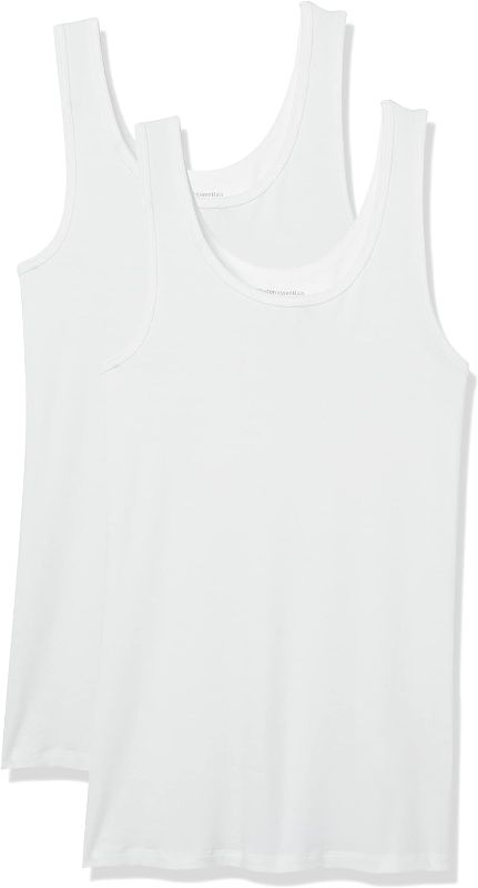 Photo 1 of Essentials Women's 2-Pack Slim-Fit Tank LARGE 
