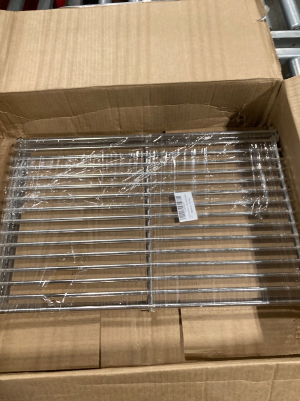 Photo 1 of 19 inch Stainless Steel Grill Grates for Brinkmann 810-8401-S 810-8532-F 810-8534-S 810-2200-0, 810-2210-0, Charbroil 4632210, Broil-Mate, Charmglow, Turbo Gas Grill, Char Griller replacement grates