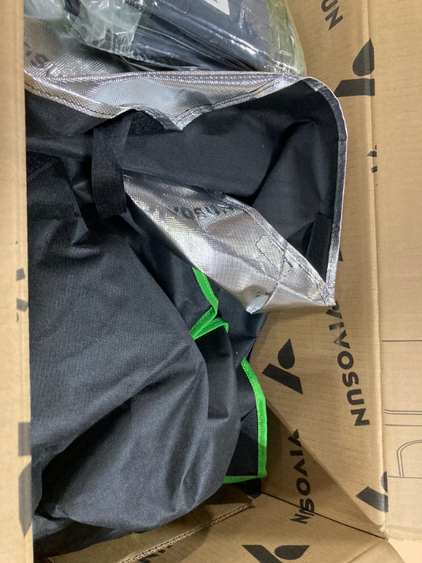 Photo 1 of VIVOSUN GIY Smart Grow Tent System 2x2, WiFi-Integrated Grow Tent Kit, with Automate Ventilation and Circulation, Schedule Full Spectrum 100W LED Grow Light, and GrowHub E42A Controller 24"x24"x48" ***MISSING HARDWARE***
