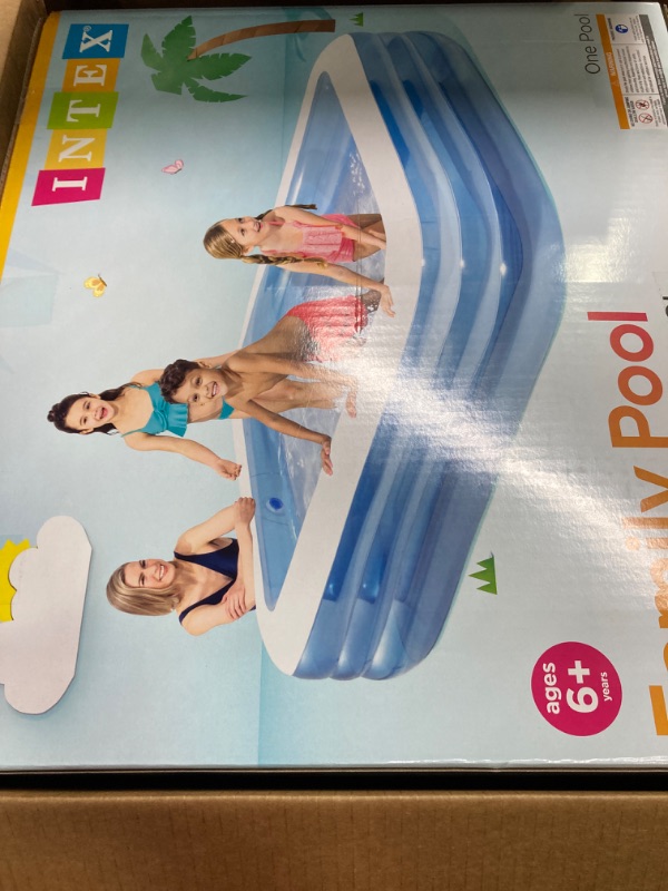 Photo 1 of Intex Swim Center Family Inflatable Pool, 120" X 72" X 22", for Ages 6+ standart