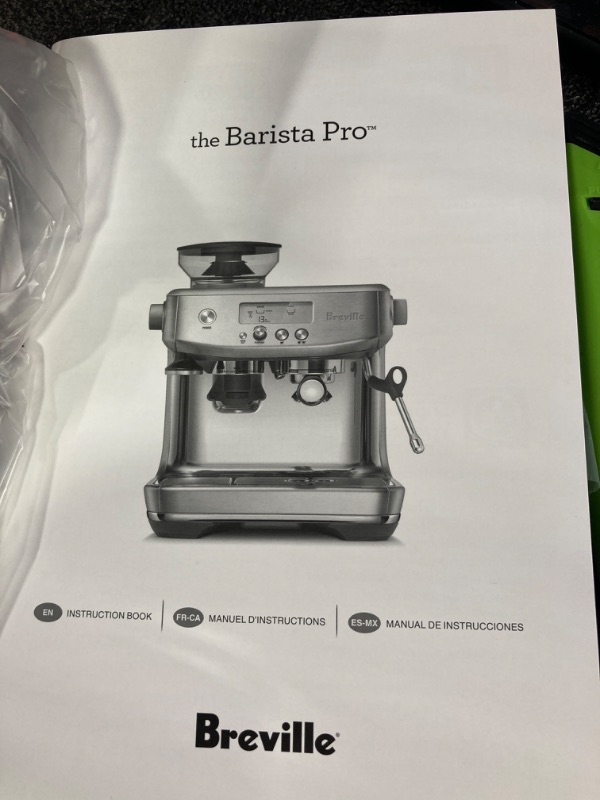 Photo 6 of Breville Barista Pro Espresso Machine, Damson Blue, BES878DBL