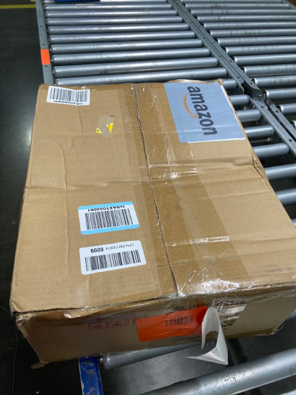 Photo 1 of DEWENWILS Floor Lamp with Table Attached, Industrial Farmhouse Narrow Nightstand, Wooden End Side Table Floor Lamp, Adjustable Reading Lamp for Bedroom, Living Room, Office, Kids Room Rustic Brown Wood