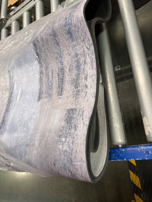 Photo 1 of Pauwer Kitchen Rug Sets 3 Piece with Runner Farmhouse Kitchen Rugs and Mats Non Skid Washable Cushioned Kitchen Area Rug Floor Mat Waterproof Runner Rugs for Hallway Kitchen Laundry Room, Blue