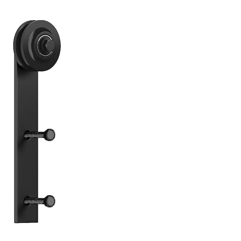 Photo 1 of  Sliding Barn Door Hardware Roller Black (LK-I Shape Hanger)