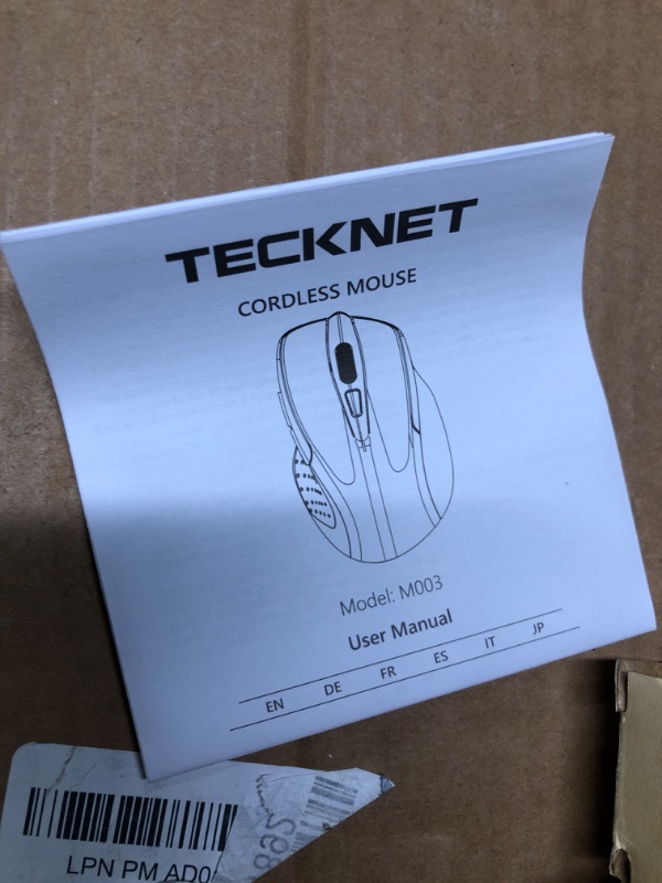 Photo 1 of TECKNET Wireless Mouse, 2.4G Ergonomic Optical Mouse with USB Nano Receiver for Laptop, PC, Computer, Chromebook, Notebook, 6 Buttons, 24 Months Battery Life, 2600 DPI, 5 Adjustment Levels Purple