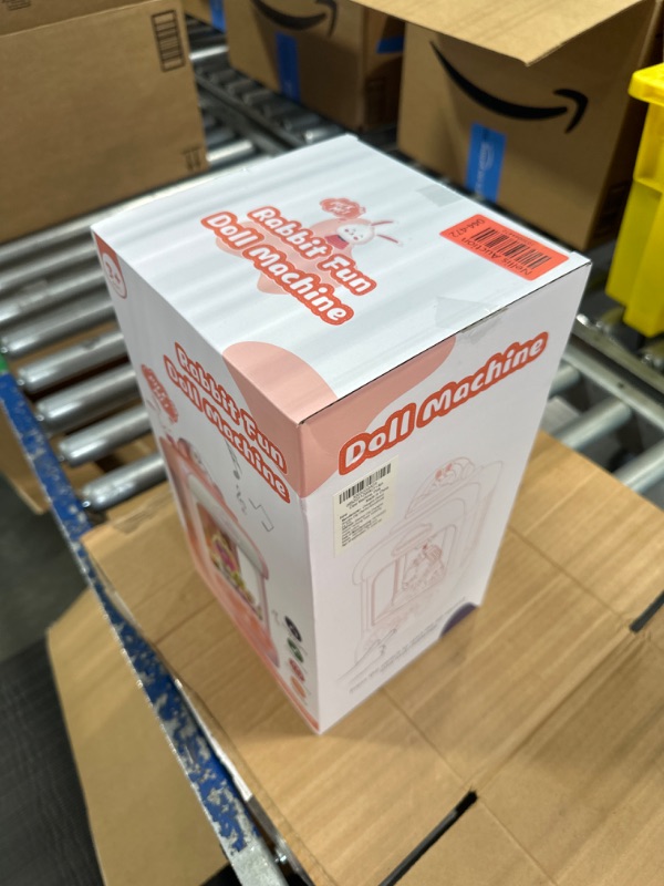 Photo 2 of YOTOY Mini Claw Machine for Kids - Arcade Claw Game Machine, 20 Mini Plush Toys, Music and Light, Party Birthday Toys Gifts for Kids, Girls, Boys Age 3 4 5 6 7 8 Years Old Pink