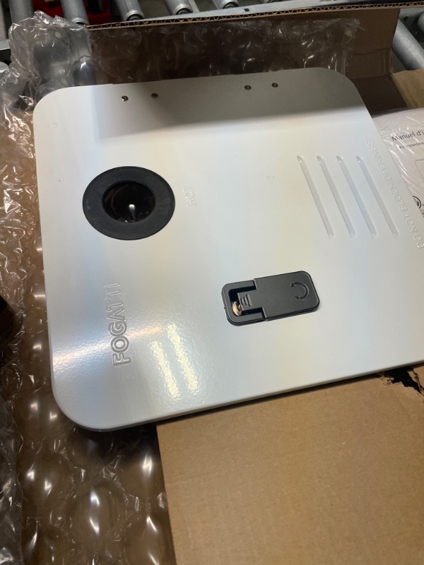 Photo 1 of  FOGATTI RV Tankless Water Heater, InstaShower 8 Plus, Gen 2, with 15 x 15 inches White Door and Remote Controller, DC 12V, Best High Altitude Performance, Ideal for RVers' Everyday Use
