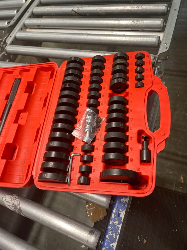 Photo 1 of HFS (R 52-in-1 Custom Bushing Driver Tool Set and Transmission Wheel Axle Bearing Race Seal Installer Remover, Bush Removal Puller Bearing Press Tool Kit