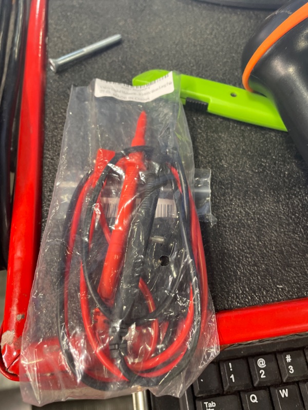 Photo 1 of Digital Multimeter Banana Plug Connector Electrical Test Lead Probe Cable 1000V 80cm Long Pair
