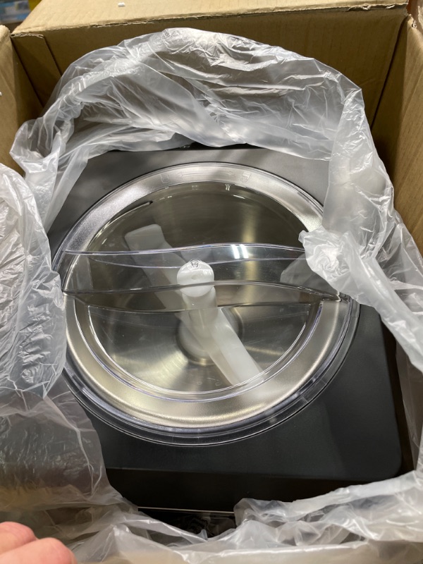 Photo 1 of Whynter ICM-201SB Upright Automatic Ice Cream Maker 2 Quart Capacity Built-in Compressor, 2.1 & The Perfect Scoop, Revised and Updated: 200 Recipes for Ice Creams, Sorbets, Gelatos, Granitas Ice Cream Maker + The Perfect Scoop