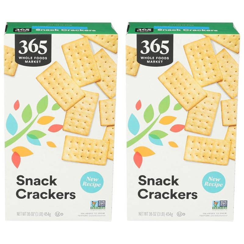 Photo 1 of 365 by Whole Foods Market, Natural Buttery Flavor Snack Crackers, 16 Ounce2 pack 