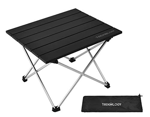 Photo 1 of ****USED** TREKOLOGY Small Camping Table Beach Table Camping Side Table That Fold up Lightweight, Tent Table Folding Camp Table, Fold up Camping Tables Small Fol
