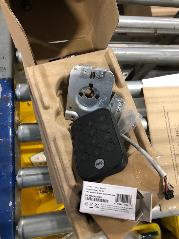 Photo 2 of ****KEYPAD ONLY//SOLD AS PARTS ALL SALES FINAL**** 
Yale Assure Deadbolt Lock 2 Touch, Black Suede Smart Keyless Entry Door Lock with Wi-Fi Connected Touch Keypad and Fingerprint Scanner, YRD450-F-WF1-BSP Black Suede Wi-Fi No Key