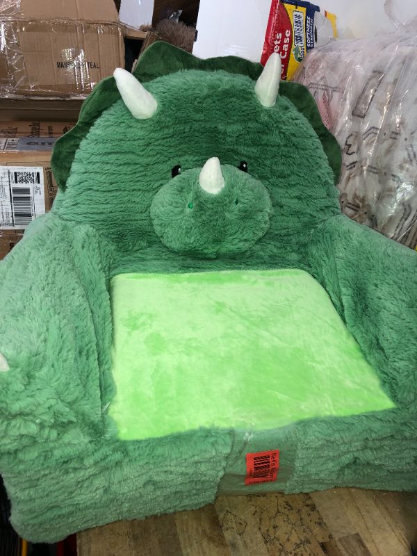 Photo 2 of **SIMILAR ITEM** Dinosaur Toddler Chair Plush Character Kids Chair Comfy Pillow 