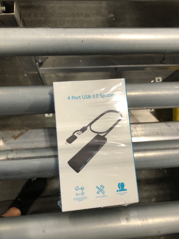 Photo 1 of 4 in 1 USB Hub, oditton USB 3.0 Hub 5Gbps with USB C Interface, Mini USB Splitter Adapter for Mac, iMac Pro, Mac Mini/Pro, Surface Pro, Dell, HP and More